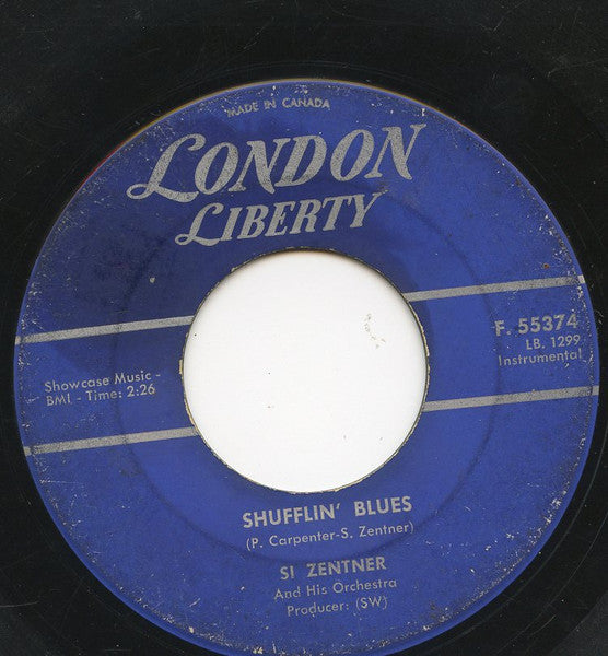 Si Zentner And His Orchestra - Up A Lazy River / Shufflin' Blues - 1961