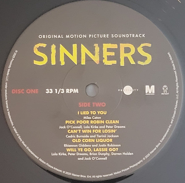 Various - Sinners (Original Motion Picture Soundtrack) - 2025