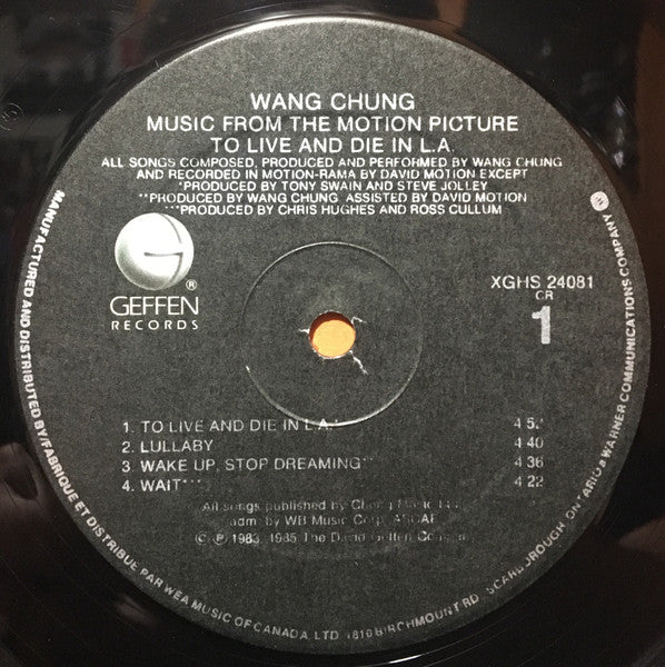 Wang Chung - To Live And Die In L.A. - 1985