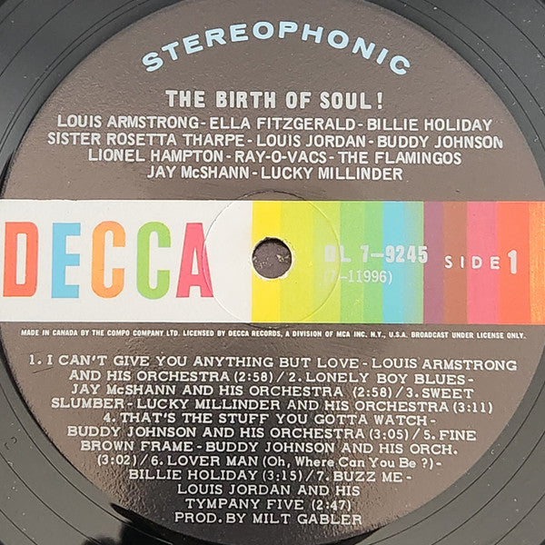 Various - The Birth Of Soul!