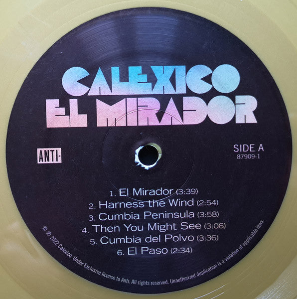 Calexico - El Mirador