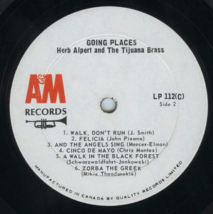 Herb Alpert & The Tijuana Brass - !!Going Places!! -