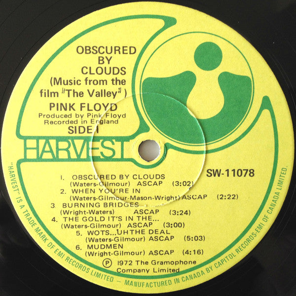 Pink Floyd - Obscured By Clouds