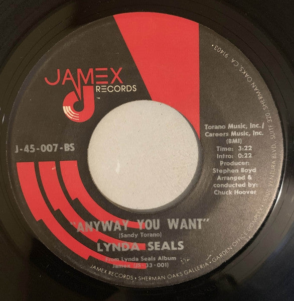 Lynda Seals - This Is Where Love Begins / Anyway You Want - 1981