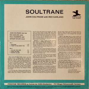 John Coltrane - Soultrane Vinyl Record