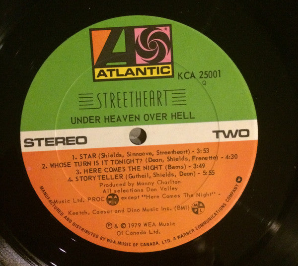 Streetheart - Under Heaven Over Hell - 1979