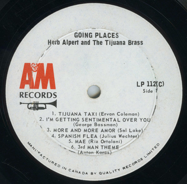 Herb Alpert & The Tijuana Brass - !!Going Places!! -