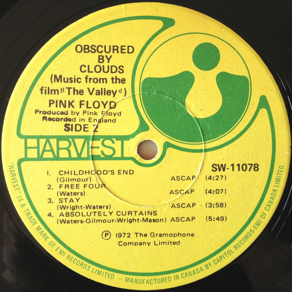 Pink Floyd - Obscured By Clouds