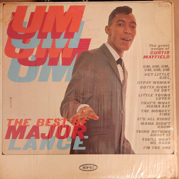 Major Lance - Um, Um, Um, Um, Um, Um - The Best Of Major Lance Vinyl Record