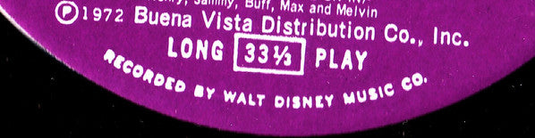 Country Bears, The - Original Soundtrack From Walt Disney World's Country Bear Jamboree - 1971