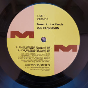 Joe Henderson - Power To The People Vinyl Record