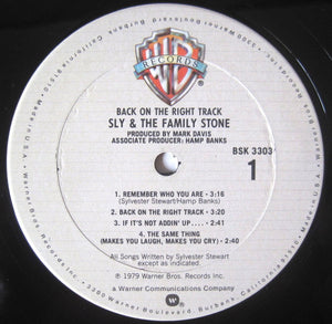 Sly & The Family Stone - Back On The Right Track - 1979