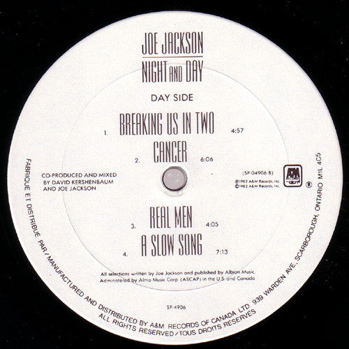 Joe Jackson - Night And Day - 1982