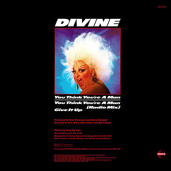 Divine - You Think You're A Man - 1984