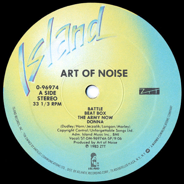 Art Of Noise, The - Into Battle With The Art Of Noise - 1984
