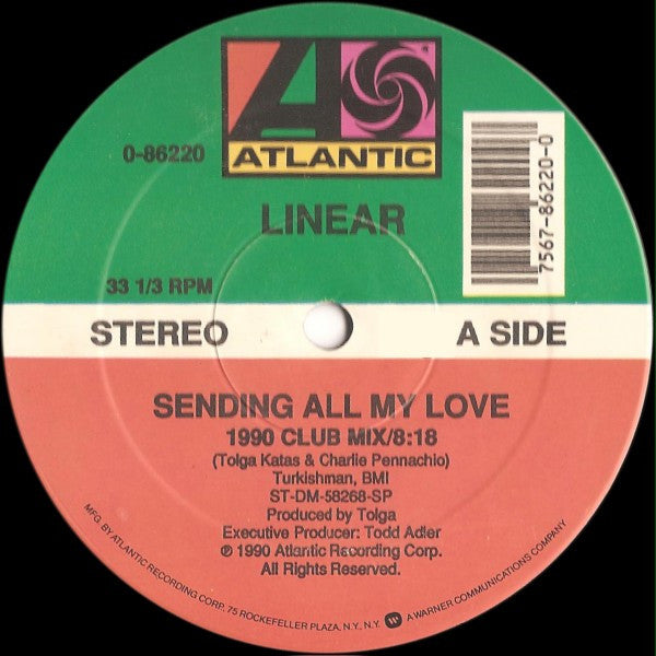 Linear - Sending All My Love Vinyl Record