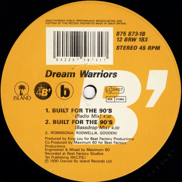 Dream Warriors - Wash Your Face In My Sink