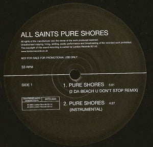 All Saints - Pure Shores