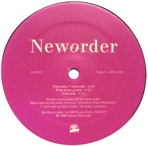 New Order - Fine Time - 1989