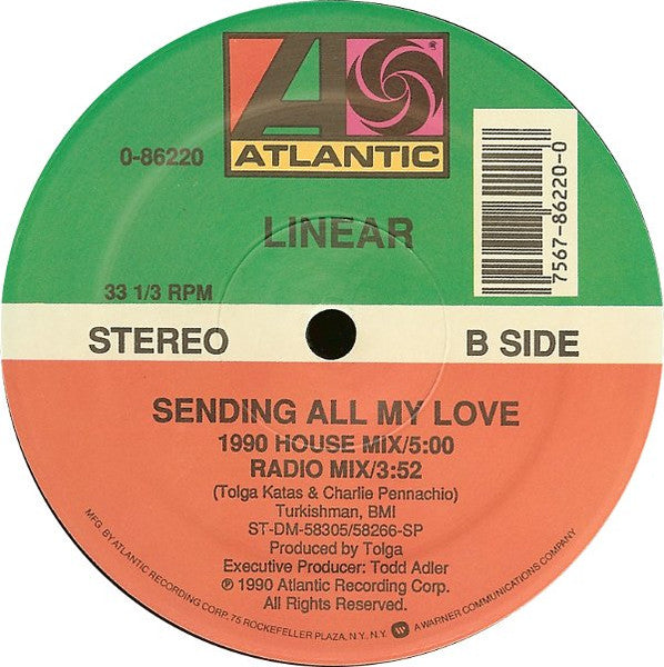 Linear - Sending All My Love Vinyl Record