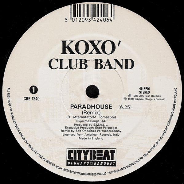 Koxo' Club Band - Paradhouse (Me Gusta)