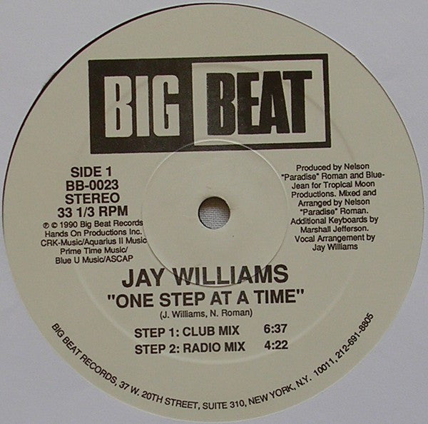 Jay Williams - One Step At A Time - 1990