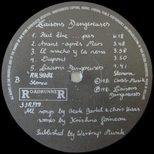 Liaisons Dangereuses - Liaisons Dangereuses - 1982