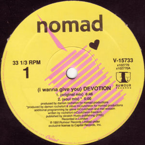 Nomad - (I Wanna Give You) Devotion - 1991