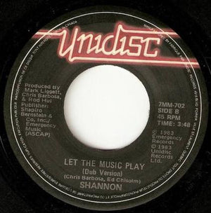 Shannon - Let The Music Play - 1983
