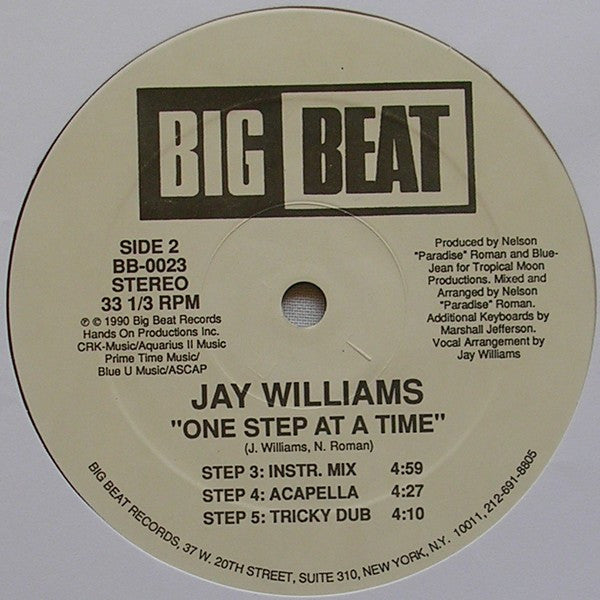 Jay Williams - One Step At A Time - 1990