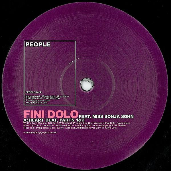 Fini Dolo Feat. Miss Sonja Sohn - Heart Beat - 2001