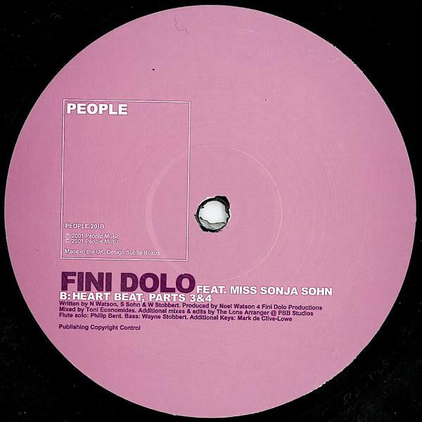 Fini Dolo Feat. Miss Sonja Sohn - Heart Beat - 2001