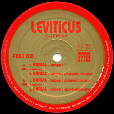 Leviticus - Burial - 1995