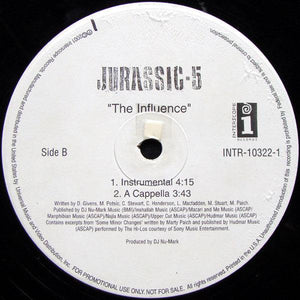 Jurassic 5 - The Influence - 2001 - Quarantunes