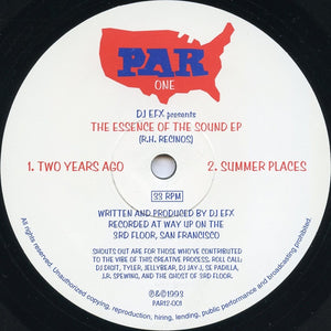 DJ EFX - The Essence Of The Sound EP