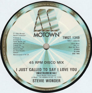 Stevie Wonder - I Just Called To Say I Love You