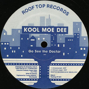 Kool Moe Dee - Go See The Doctor / Monster Crack 1986 - Quarantunes