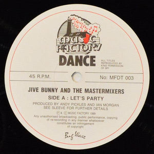 Jive Bunny And The Mastermixers - Let's Party / Auld Lang Syne - 1989 - Quarantunes