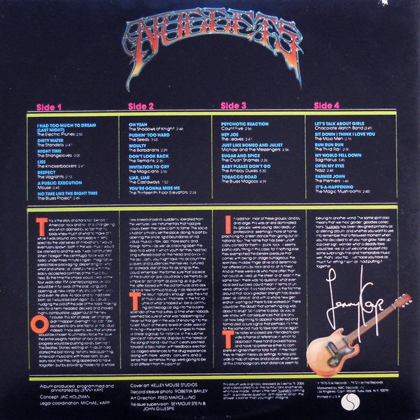 Various - Nuggets: Original Artyfacts From The First Psychedelic Era 1965-1968