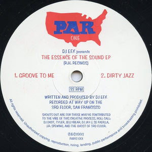 DJ EFX - The Essence Of The Sound EP