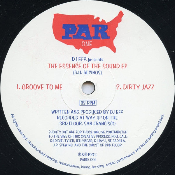DJ EFX - The Essence Of The Sound EP