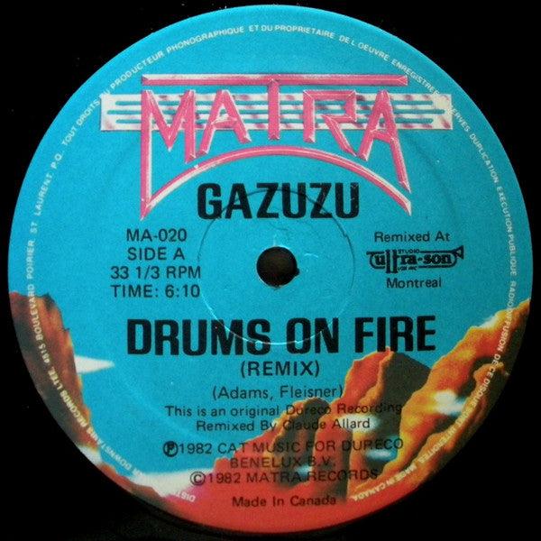 Gazuzu - Drums On Fire (Remix) / Nana Banana - 1982 - Quarantunes