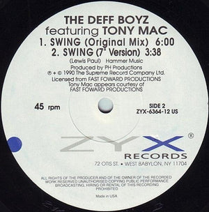 The Deff Boyz featuring Tony Mac - Swing 1990 - Quarantunes