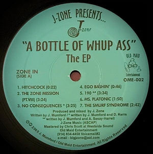 J-Zone - A Bottle Of Whup Ass - The EP - Quarantunes