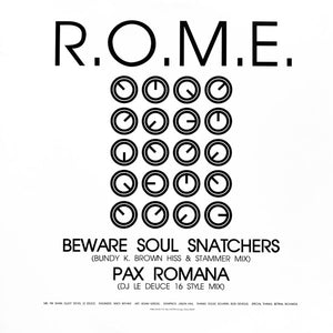 Rome (2) - Beware Soul Snatchers