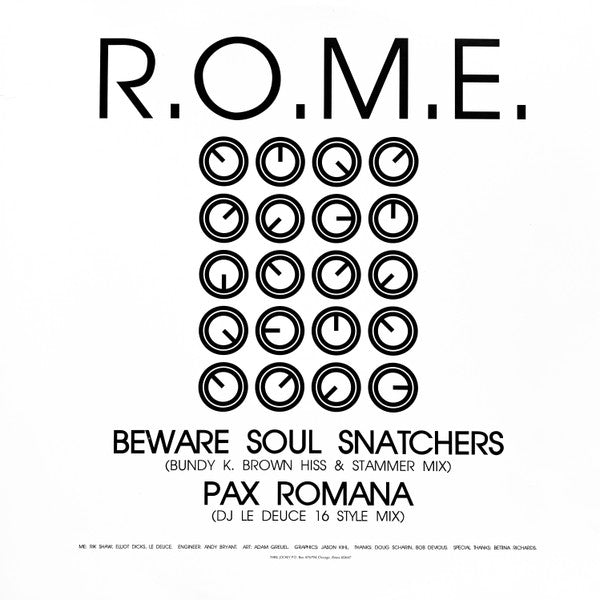 Rome (2) - Beware Soul Snatchers