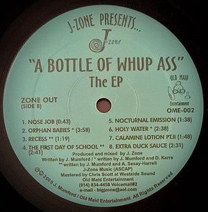 J-Zone - A Bottle Of Whup Ass - The EP - Quarantunes