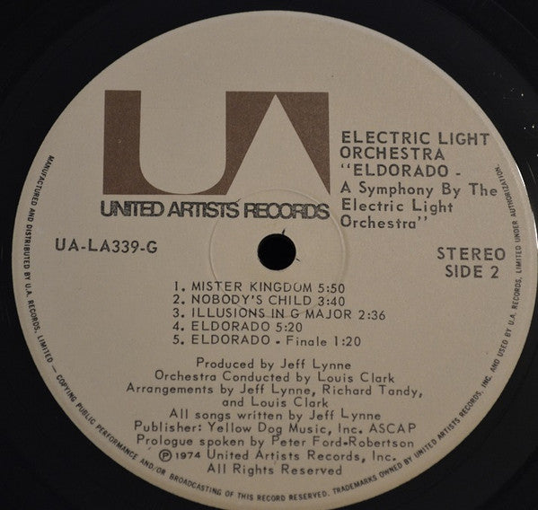 Electric Light Orchestra - Eldorado - A Symphony By The Electric Light Orchestra