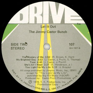 The Jimmy Castor Bunch - Let It Out 1978 - Quarantunes
