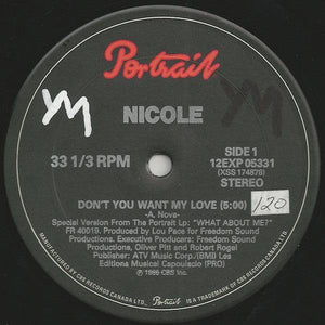 Nicole J McCloud - Don't You Want My Love - 1985 - Quarantunes